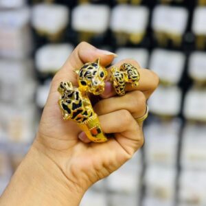 english: royal lion set – bracelet & ring