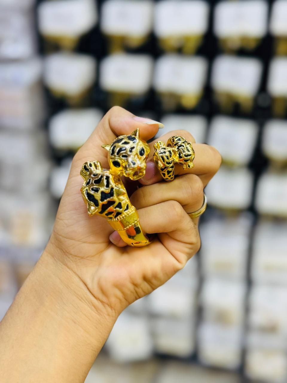 english: royal lion set – bracelet & ring english: royal lion set – bracelet & ring